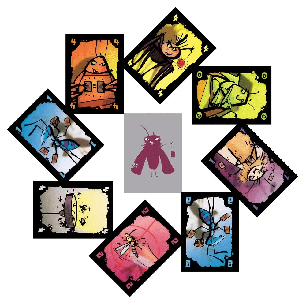 Cheating Moth Spanish Card Game For Adults Children Juegos De Mesa Español Polilla Tramposa Board Games For Family Party Games