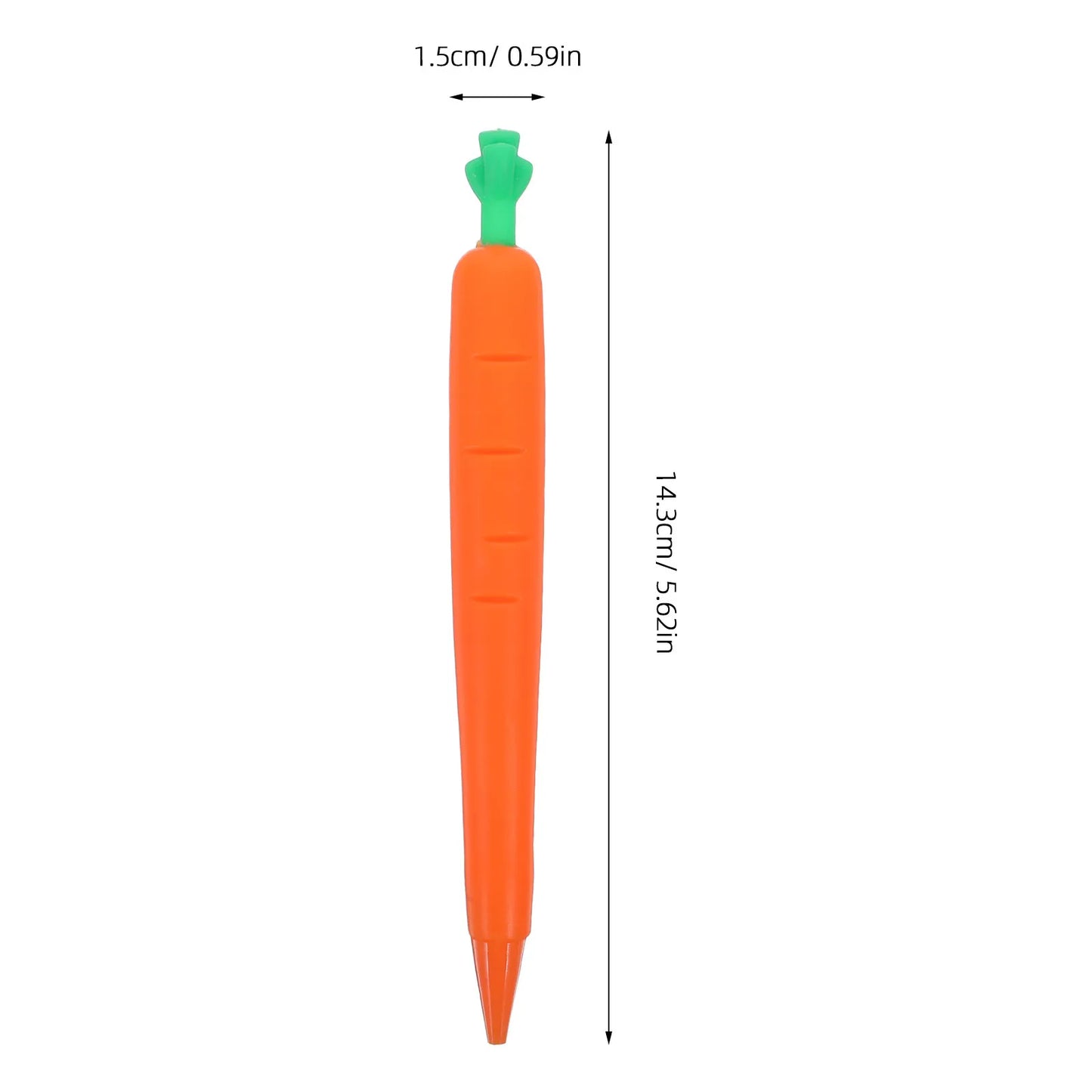 12pcs Carrot Mechanical Pencil, Kids Cartoon Writing Pencil, Creative Student Stationery Children Birthday Present School Prize