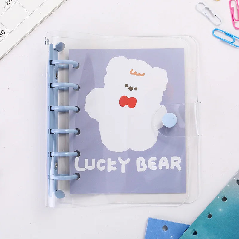 A7 Widening Colouful Notebook Refill Spiral Binder Inner Page Grid Diary Agenda PlannerSchool Stationery