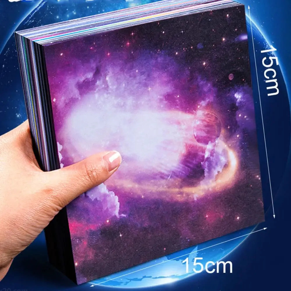 50Sheets Creative Square Star Sky Constellations Origami Paper Kid DIY Double-sided Coloring Fold Craft Paper Art Material Gift