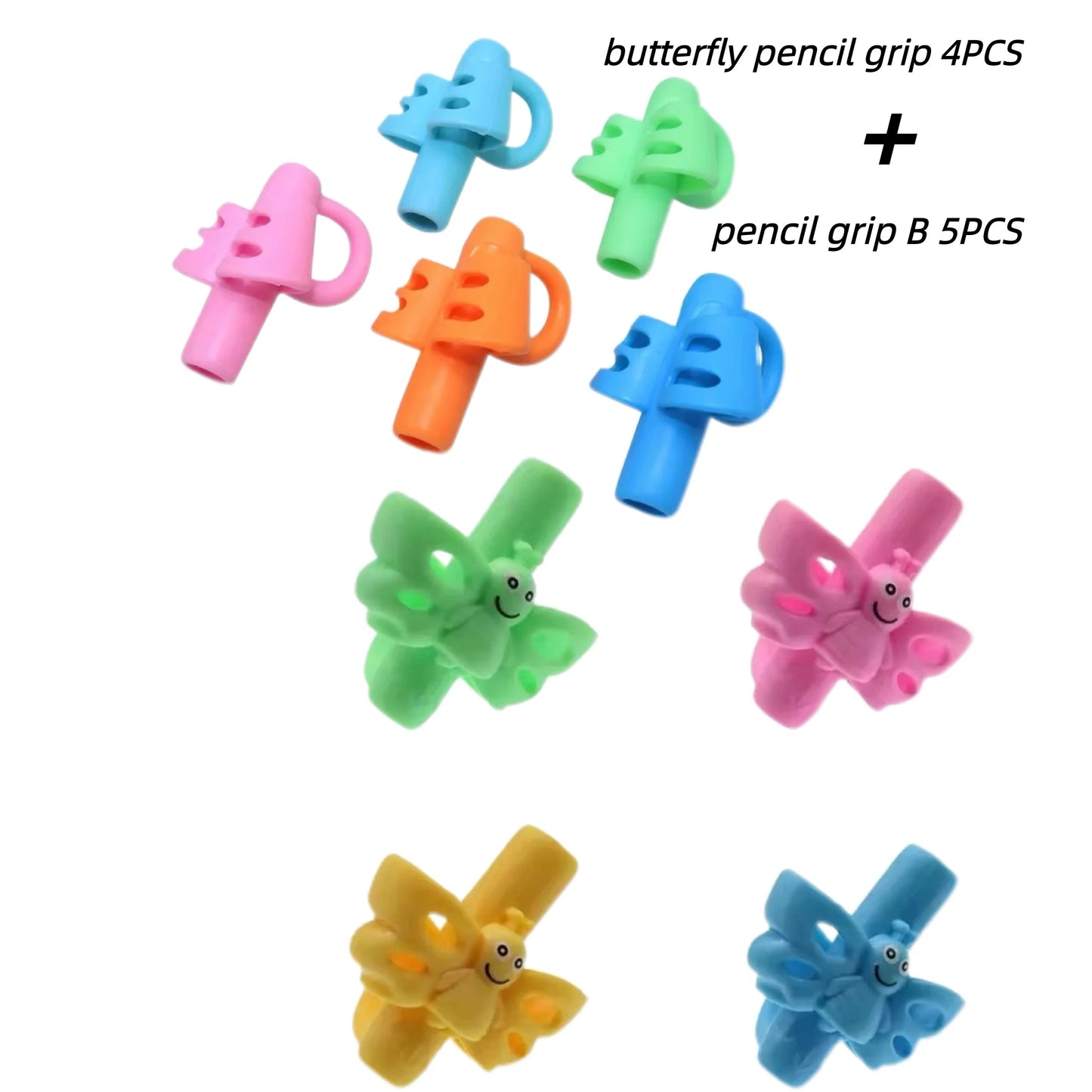 1/3pcs Children Writing Pencil Pan Holder Kids Learning Practise Silicone Pen Aid Grip Posture Correction Device for Students