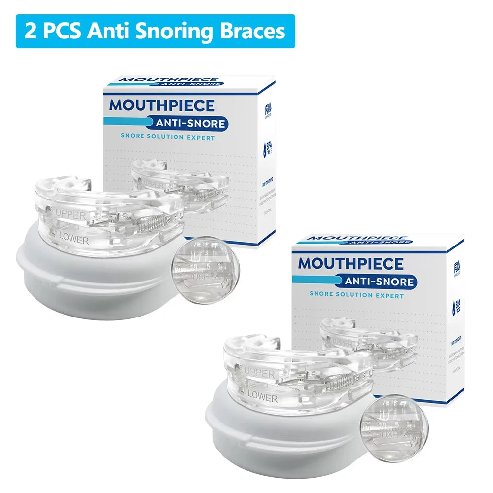 Anti Snoring Mouth Guard Improve Sleeping Adjustable Snoring Mouth Guard Anti-Apnea Teeth Bruxism Stop Snoring Device Mouthpiece