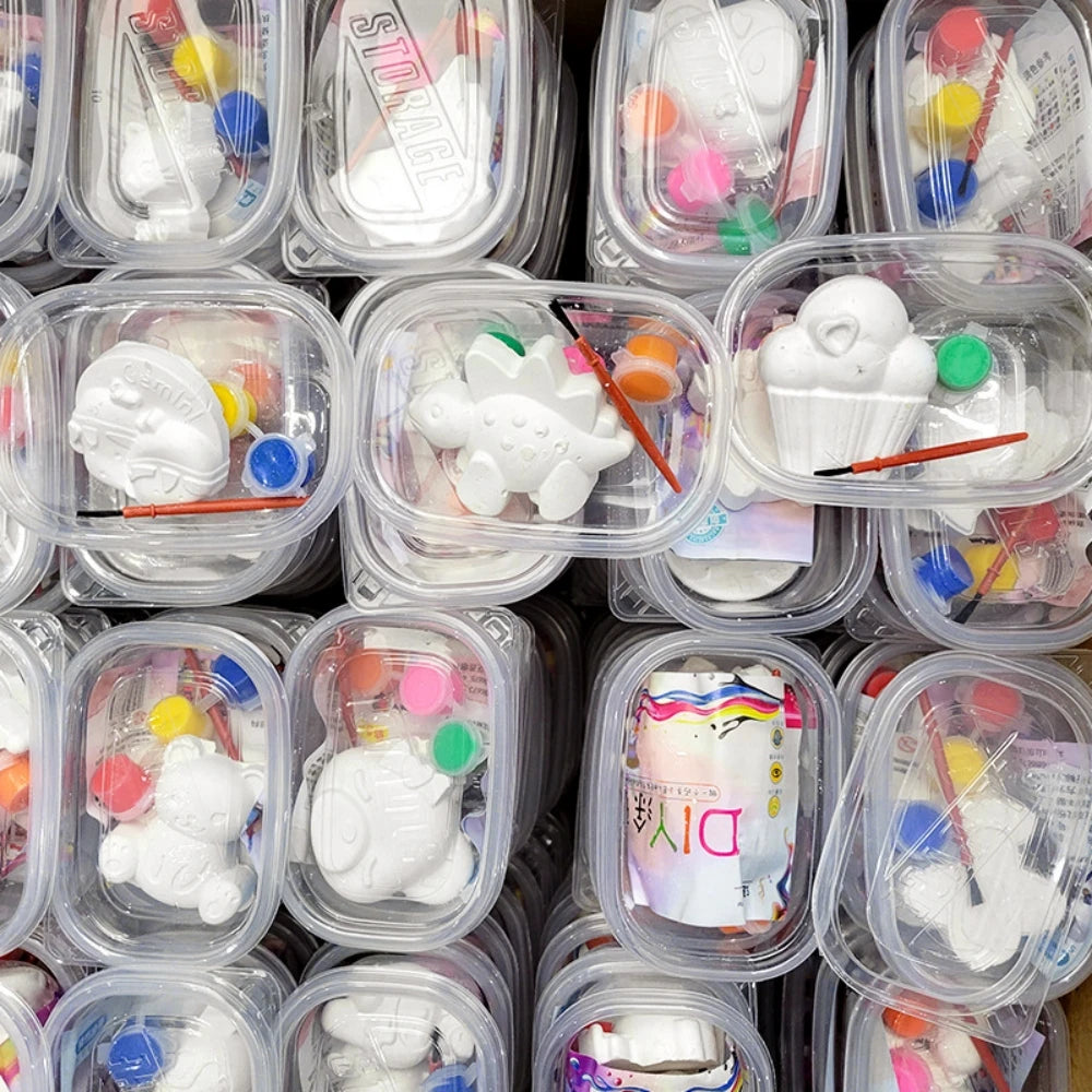 1/3/5 Pcs Fun Box DIY Graffiti Dolls for Children's Birthday Kindergarten Home Party Gift Pinata Gift Bag Treasure Box Filling