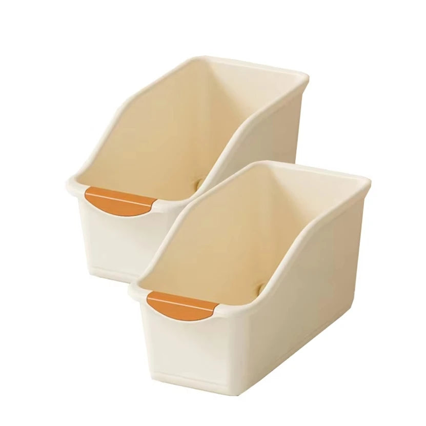 Kitchen Storage Basket Spice Seasoning Sundries Pantry Bathroom Sundries Plastic Storage Box for Home Organization