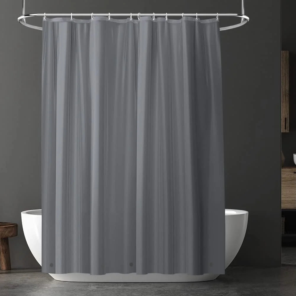 Waterproof Shower Curtain Liner for Bathtub 180x180cm Stall Bathroom Curtain with Magnets Plastic Mold Resistant Shower Curtain