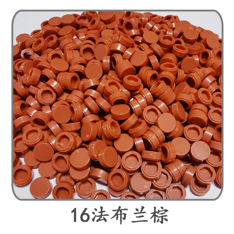 500pcs 1x1 Round  98138 Pixel Art Remix Building Block Toy Mosaic Drawing Series