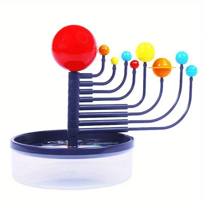 1Set Solar System Nine Planets Model Science Kit DIY Assembly Parent-child Interaction Planetarium Toy Educational Toy
