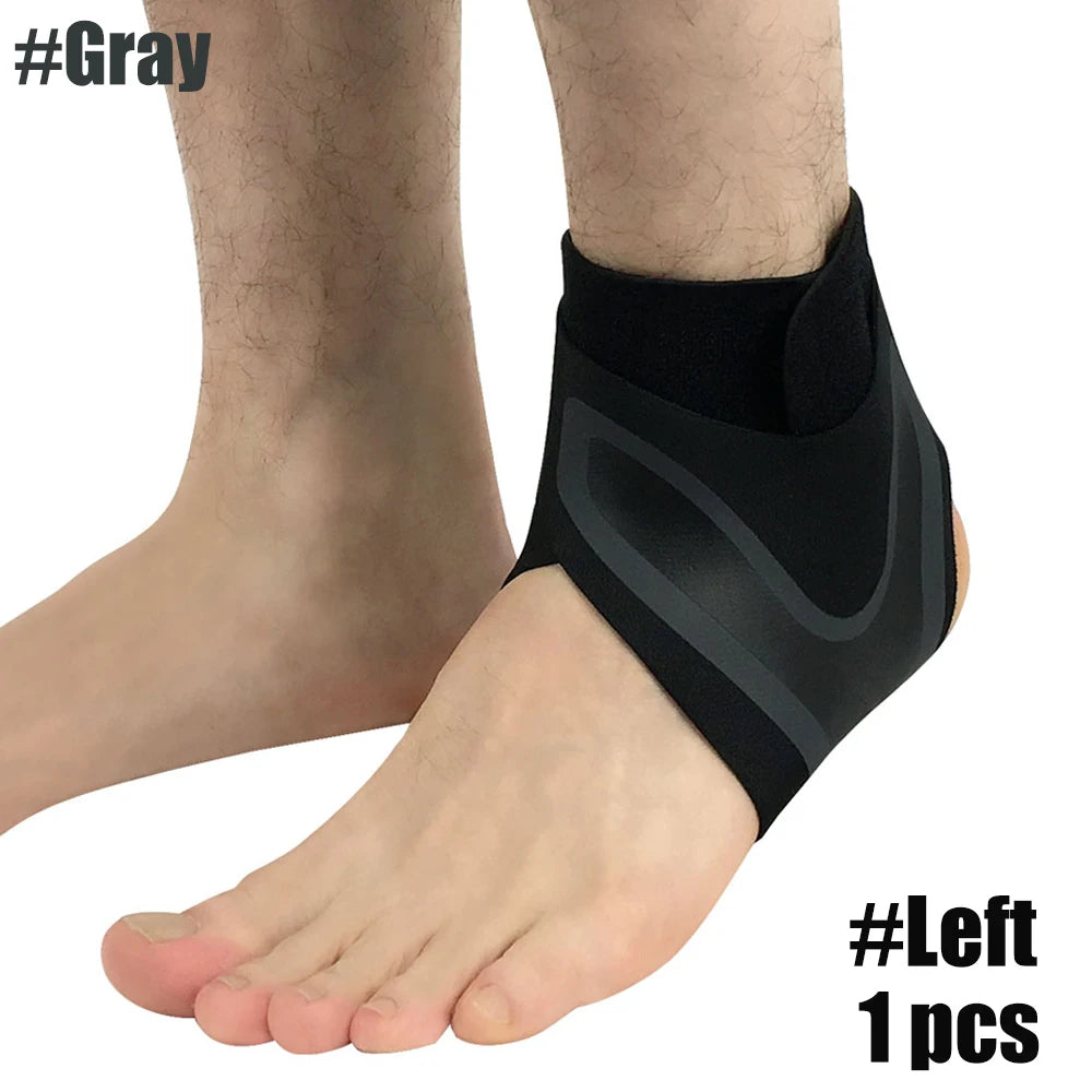 1 PC Sport Ankle Stabilizer Brace Compression Ankle Support Tendon Pain Relief Strap Foot Sprain Injury Wraps Running Basketball