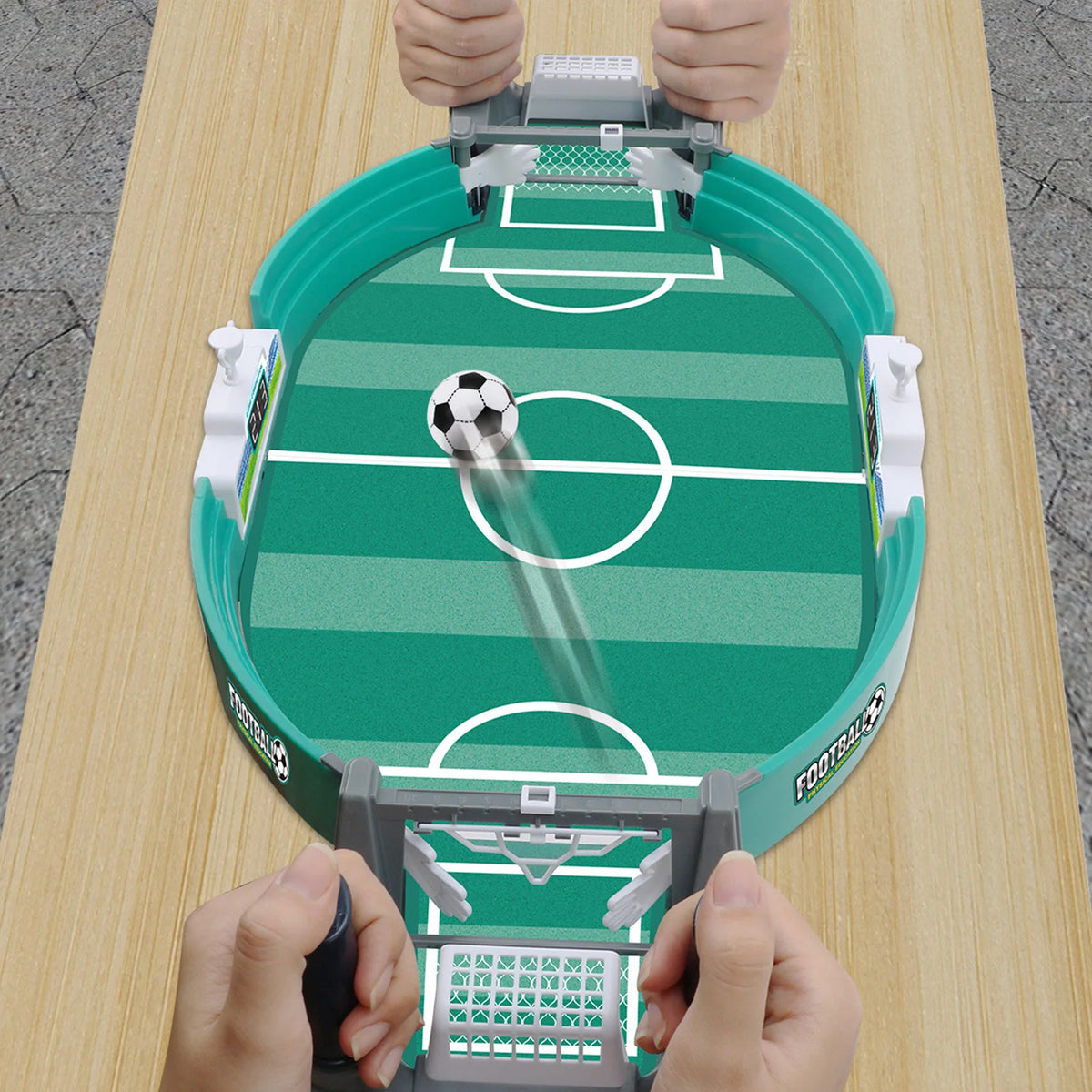 Large Desktop Football Table Children Puzzle Double Competitive Battle Football Board Game Parent-child Interactive Soccer Games