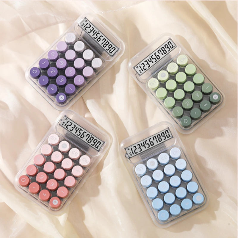 Calculator Office Commercial Transparent Dopamine Gradient Color Computer Cute High Appearance Level Calculator