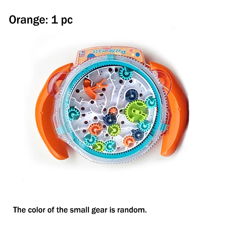Intellectual Escape Maze Challenge, Maze Disk Gear Track Ball, Logic Training, Attention Enhancement, Children's Game Controller Toy, Parent-Child Interactive Hand-Eye Coordination Educational Toy, Holiday Gift