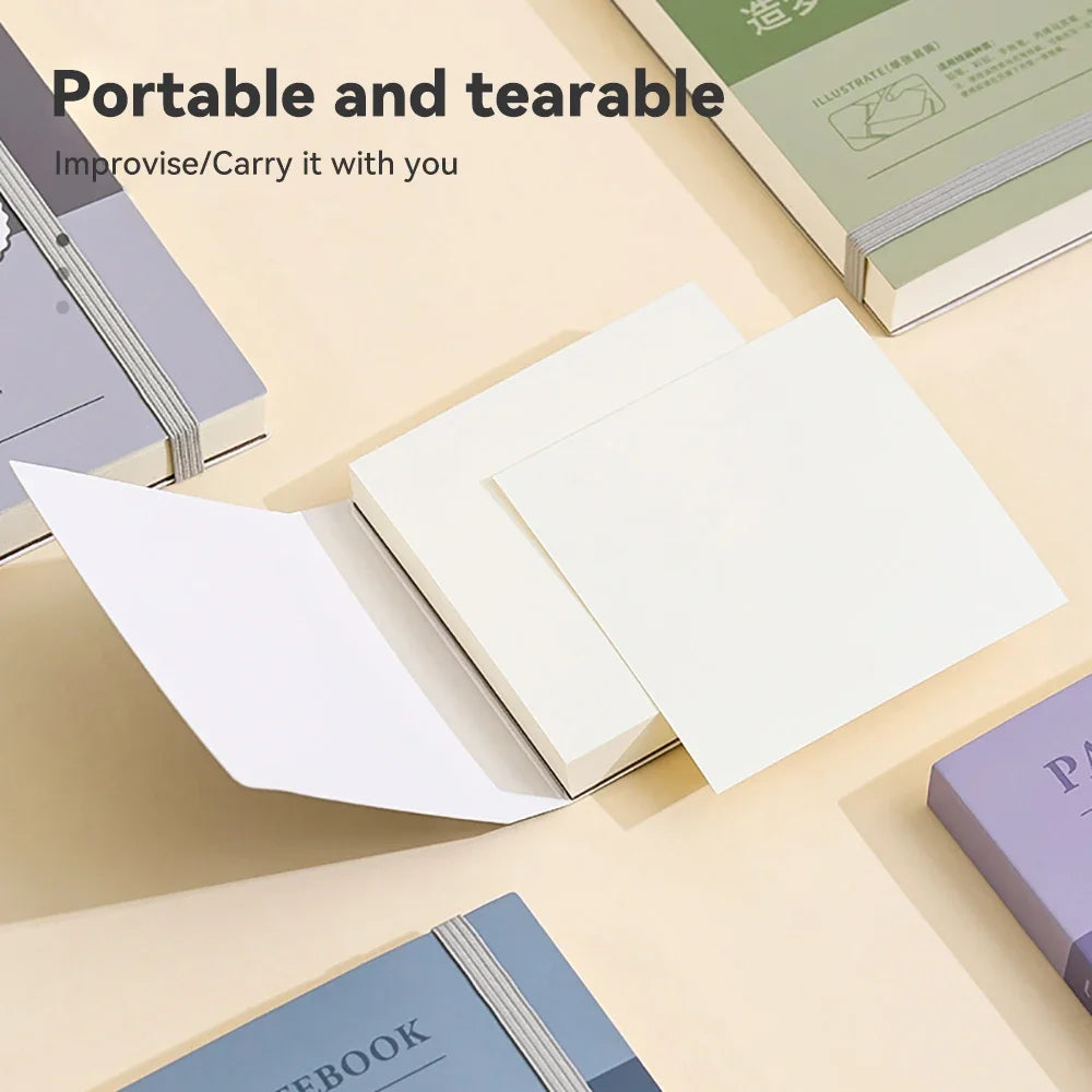 Languo Tearable Drawing Notebook Sketchbook Handbook 250gsm Paper 40sheet Mini Book for Watercolor Acrylic Marker Pen Gouache