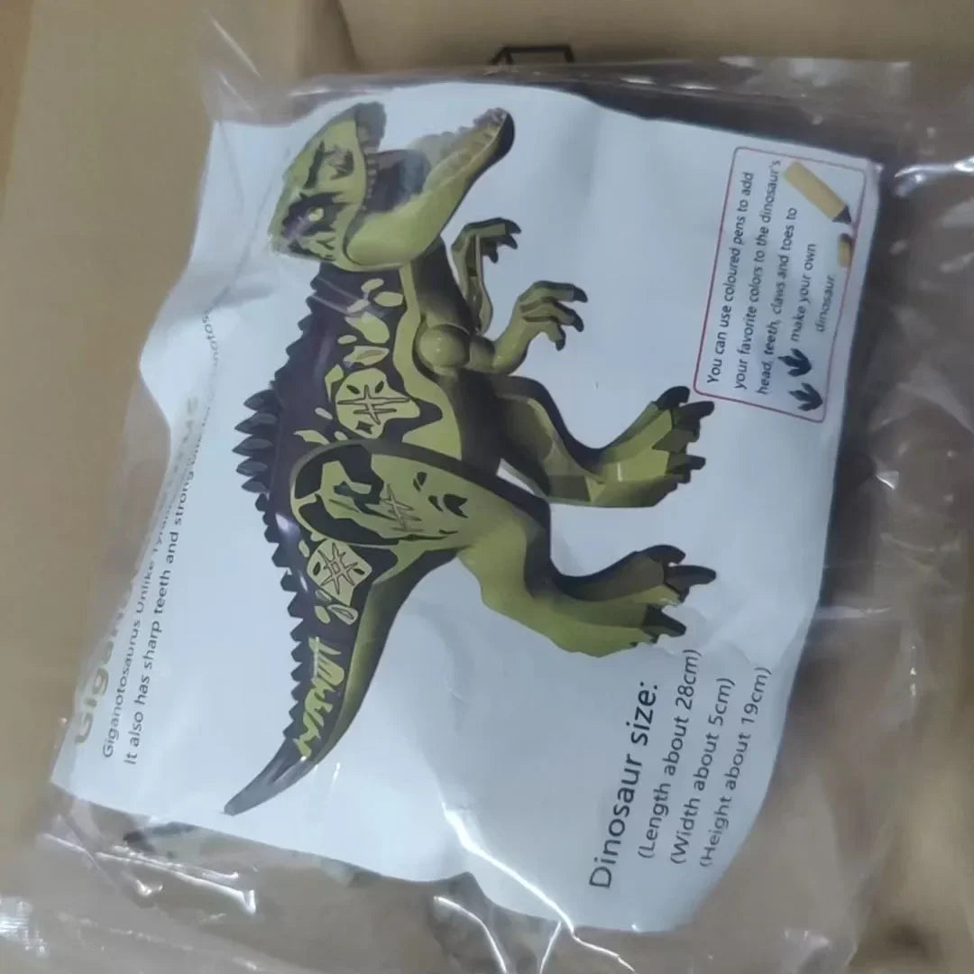 Giganotosaurus Large Dinosaur Southern Giant Beast Dragon Wind God Pterosaur Educational Toy Building Block for Children Gift