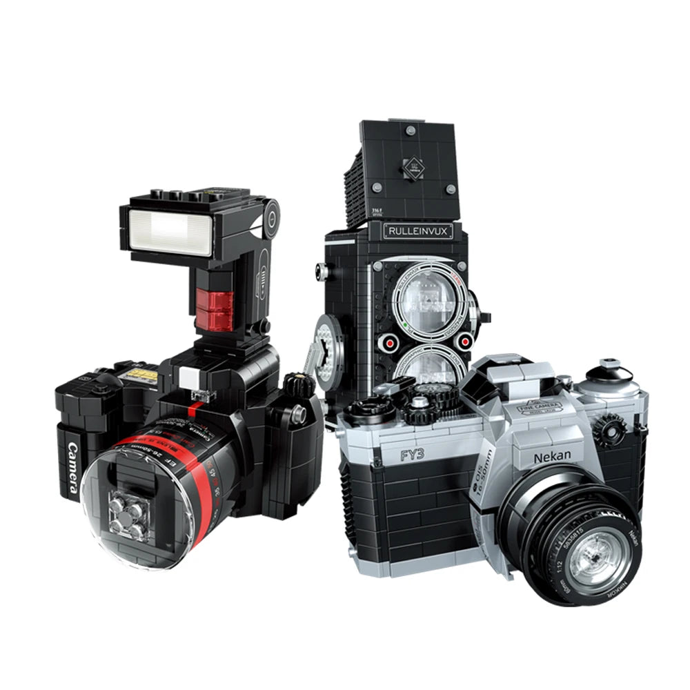 DSLR Camera Mini Building Blocks Toy: Children's Favorite and DSLR Camera Model Series Kit - Creative and Educational Gifts