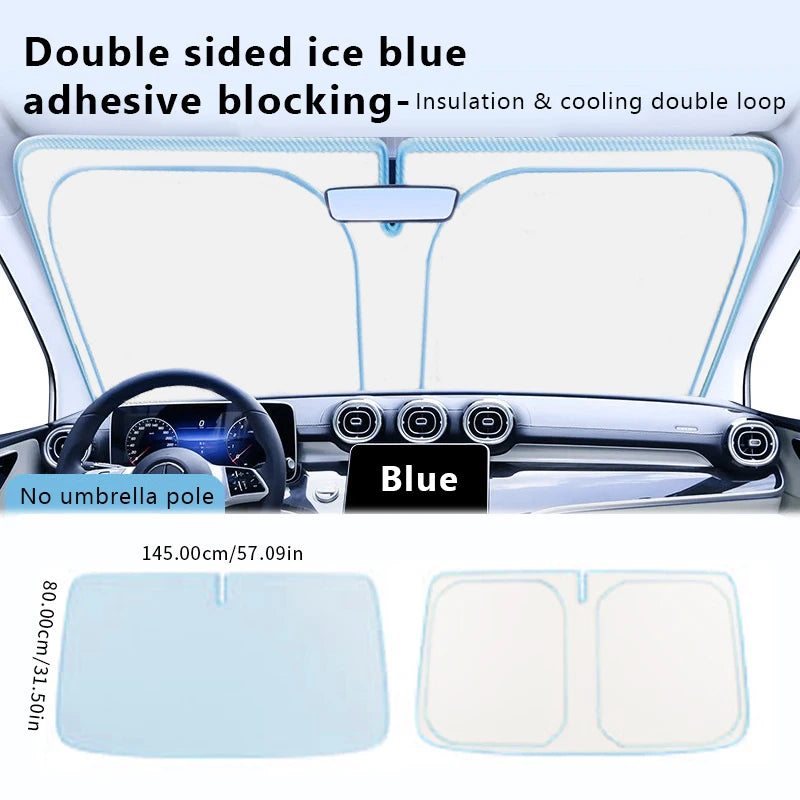 SEAMETAL Car Windshield Sunshade Summer Cooling Heat Shield Windscreen Sun/UV Protection Cover Universal for Sedan/Suv/Truck