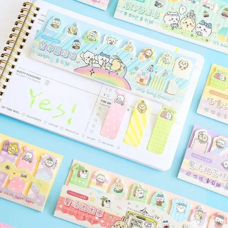 Index Post It Notes Writeable Adhesive Memory Notes Note Cards Stickable Cute in Stock Nagano