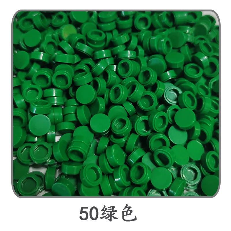 500pcs 1x1 Round  98138 Pixel Art Remix Building Block Toy Mosaic Drawing Series