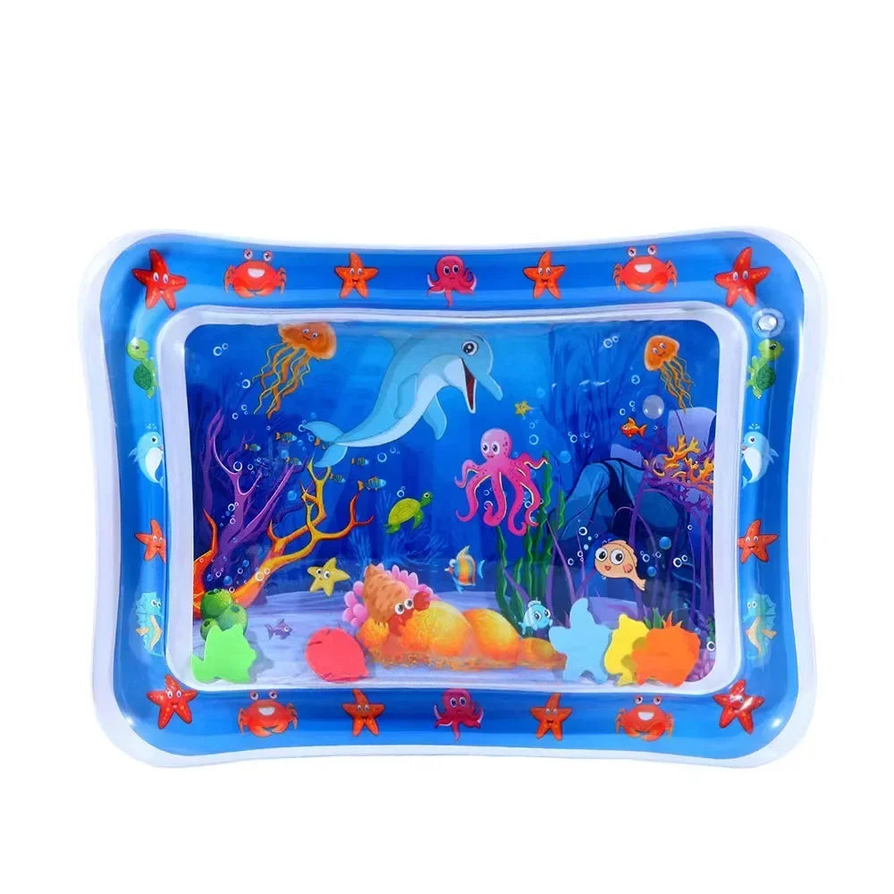 Baby Play Mat Inflatable Water Cushion PVC Infant Tummy Time Toddler Water Pad For Kids Early Education Developing Activity Toys