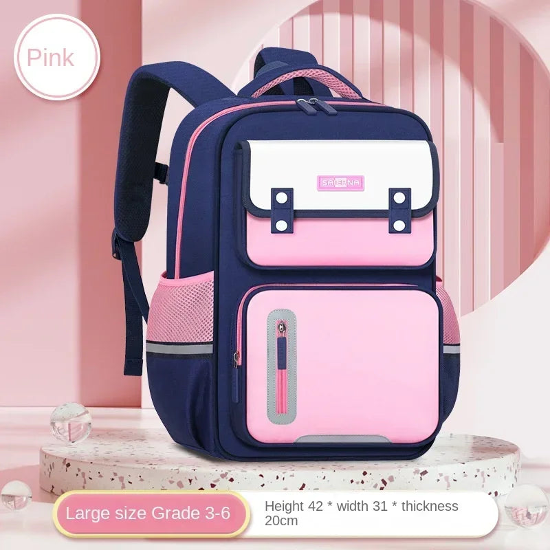 Childrens Schoolbag Fashion New Boys Girls Student Primary School Schoolbag Kids Waterproof Childrens Shoulder Bag Schoolbag