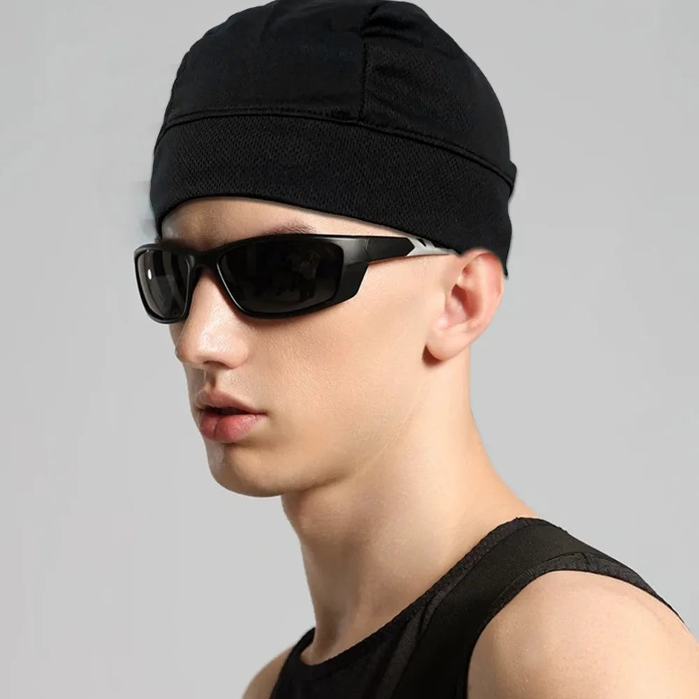 5/2/1pc Summer Cooling Skull Caps Helmet Liner Anti-UV Anti-Sweat Wicking Cycling Running Motorcycle Riding Under Hard Hat Liner