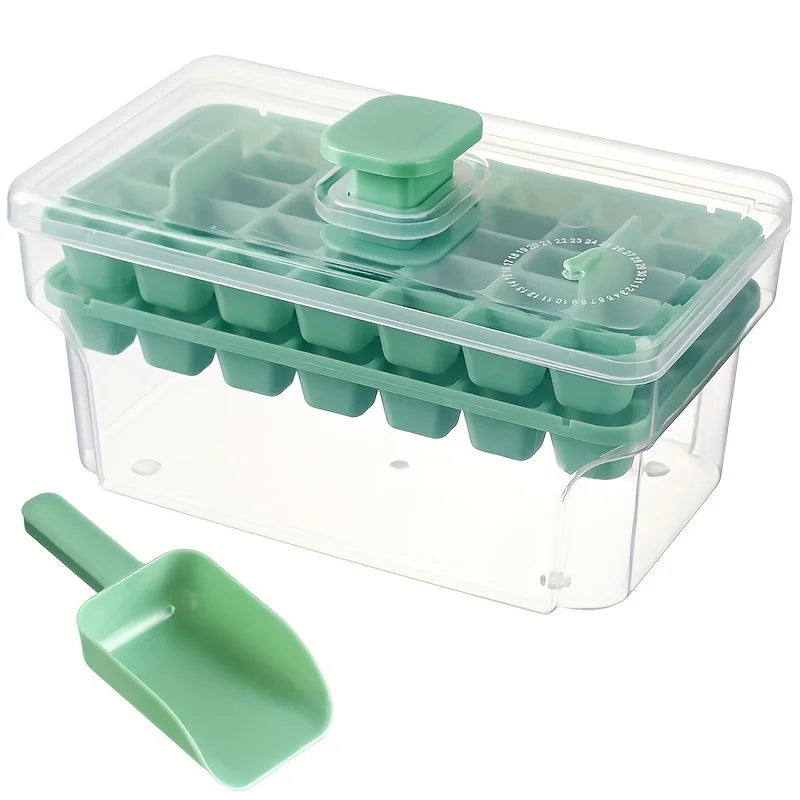 Interesting Homemade Small Ice Cube Mold Set, 68 Double Layered Design, Essential for Summer Cold Drink Enthusiasts