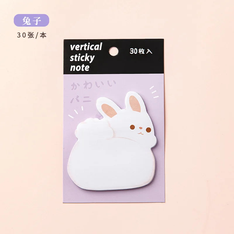 Korean Stationery Kawaii Cartoon Cat Sticky Memo Post Pad Marker It Note Planner Stickers Cute Office Supplies School Supplies