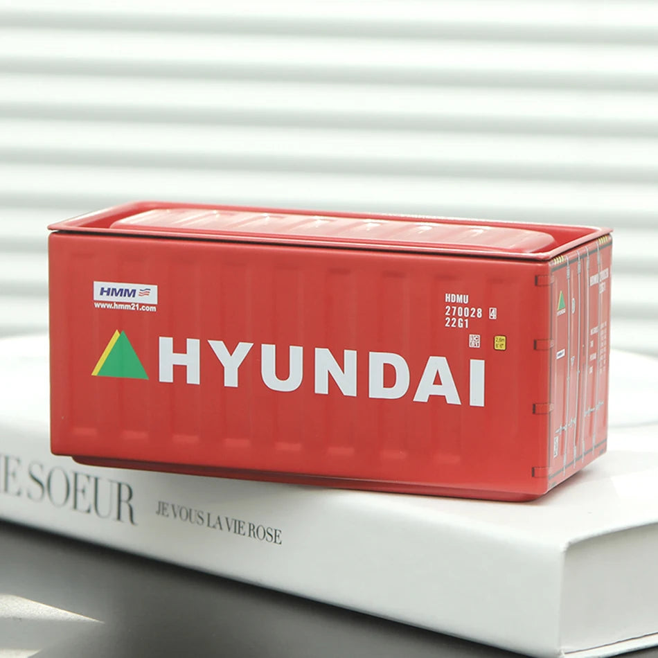 Mini Iron Storage Box Miniature Storage Iron Box Creative Decoration Collect Small Item Desktop Mini Container Model Xmas Gifts