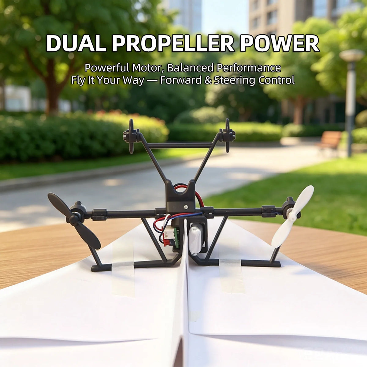 RC Paper Plane Remote Control Airplane DIY Electric Foldable Lightweight Flying Model STEM Educational Kit Toy For Adult Gift
