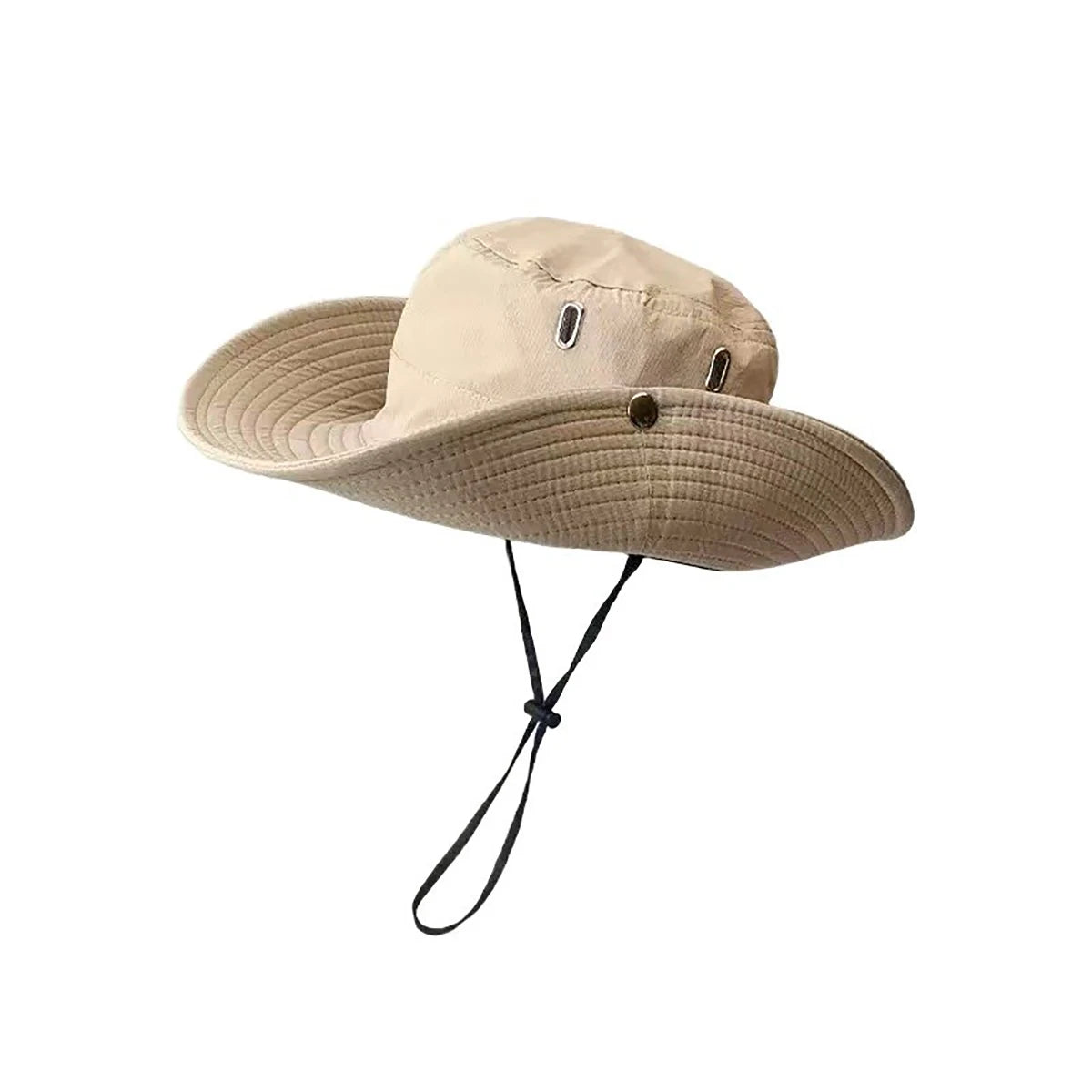 Summer Wide Brim Bucket Hat Men Breathable Fisherman Hats Fishing Hiking Climbing Outdoor Sun Protection Waterproof Bucket Cap