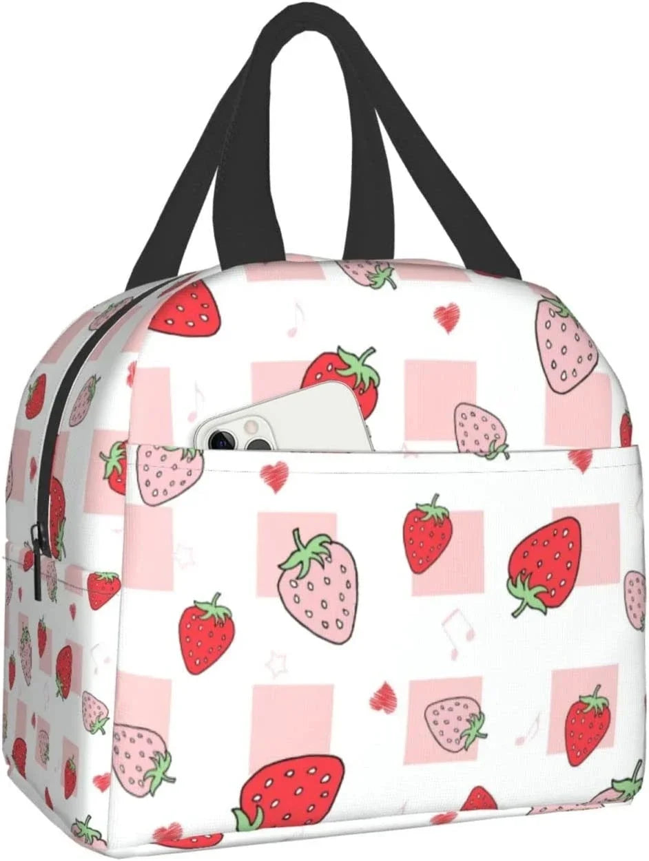 Cute Lunch Bag Lunch Containers Thermos for Hot Food Lunch Box for Teen Girls School Work Travel Picnic Bento Bags