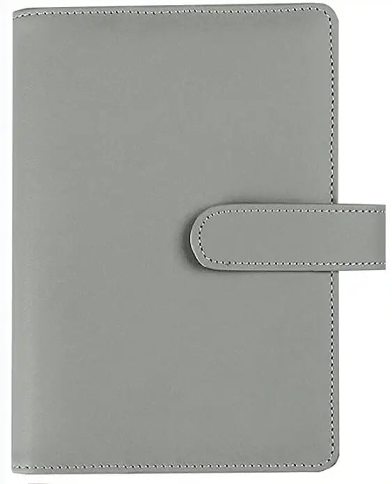 A6/A5 Macaroon Color PU Leather DIY Binder Notebook Cover Diary Agenda Planner Paper Cover School Stationery