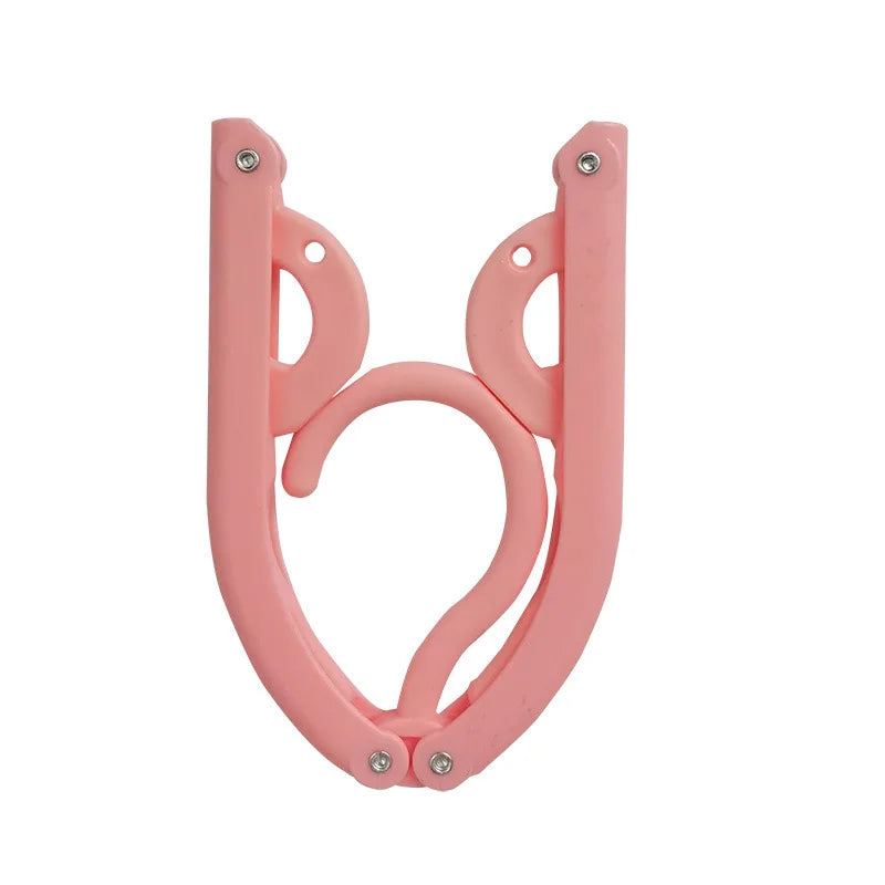 Portable Clothes Hanger Travel Hanger Folding Cloth Hanger Closet Organizer Hanger For Clothes Drying Rack Wardrobe Clothes Rack