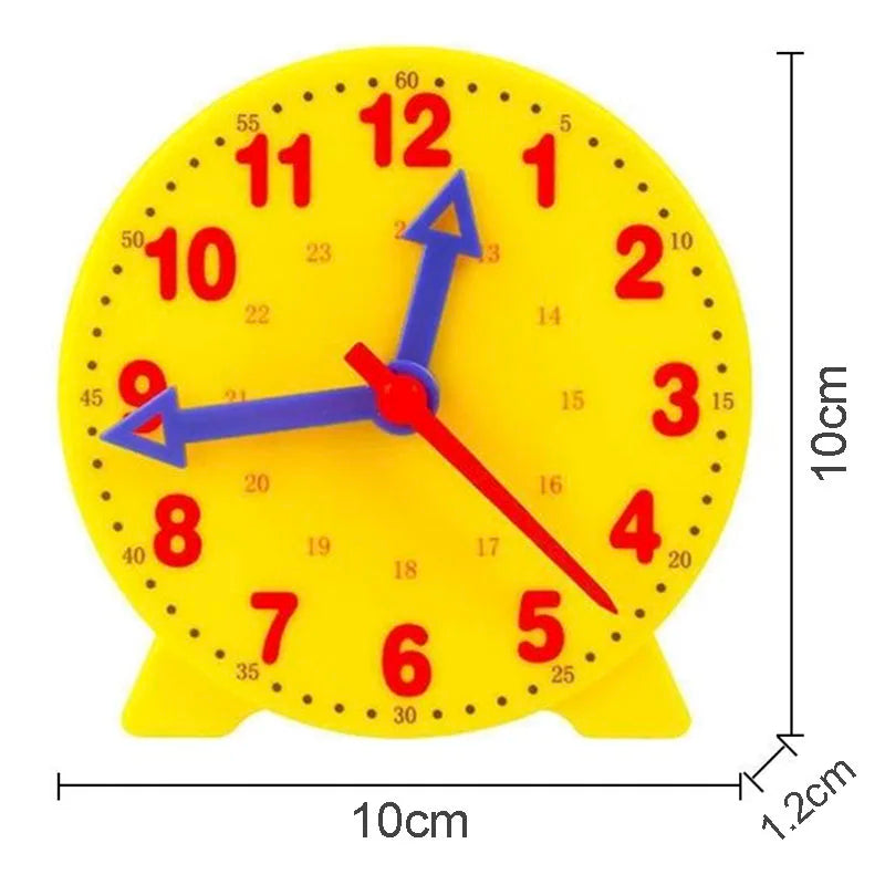 Children Montessori Clock Educational Toys Hour Minute Second Cognition Matching Puzzle Toys Kids Early Preschool Teaching Aid