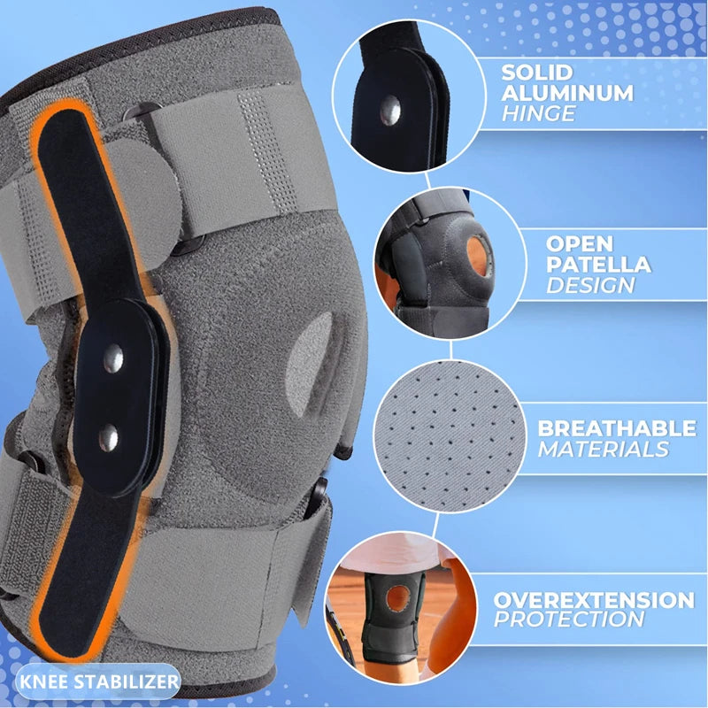 1pcs Adjustable Knee Brace Support Patella Knee Strap Stabilizer Wrap Knee Pain Relief Arthritis Injury Recovery Meniscus Tear