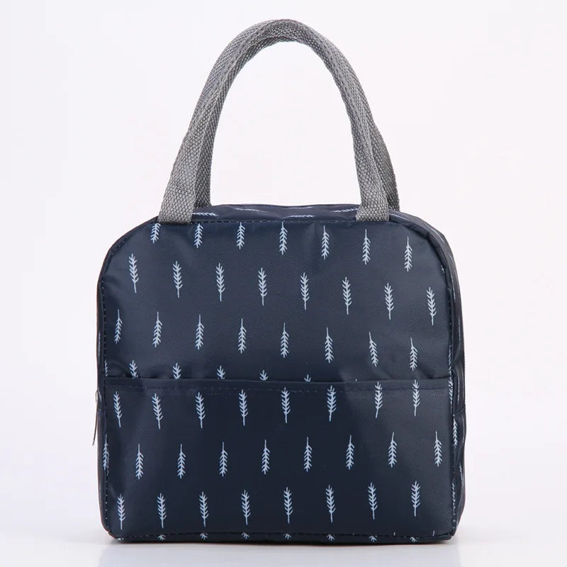 Aluminum Foil Insulated Lunch Bag for Office Workers Portable Lunch Box Lunch Bag Minimalist Kid Insulated  Handbag