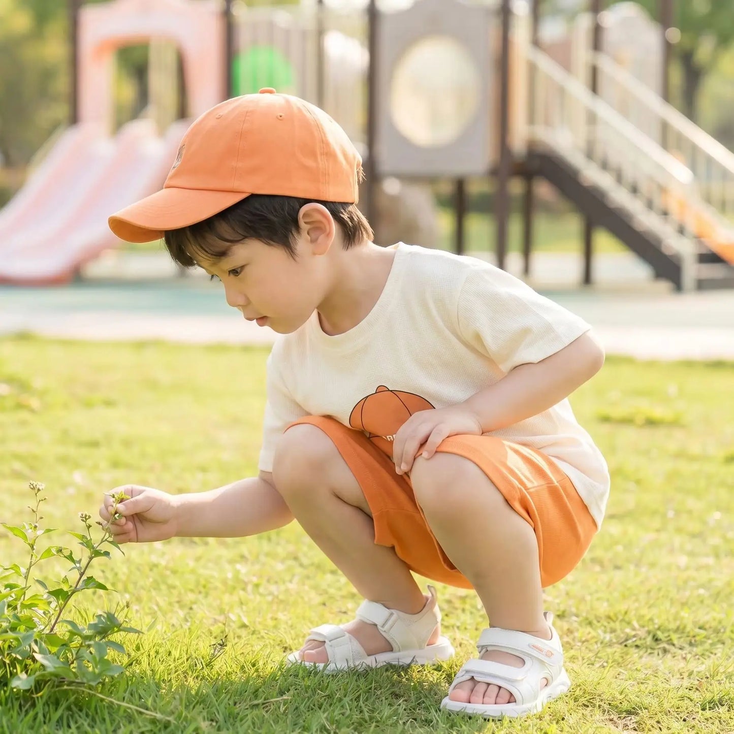 2026 Summer Kids Thin Outfit Girls Boys Cute Bear Print T-Shirt+Solid Color Shorts 2Pcs Clothing Loose Soft Children Set