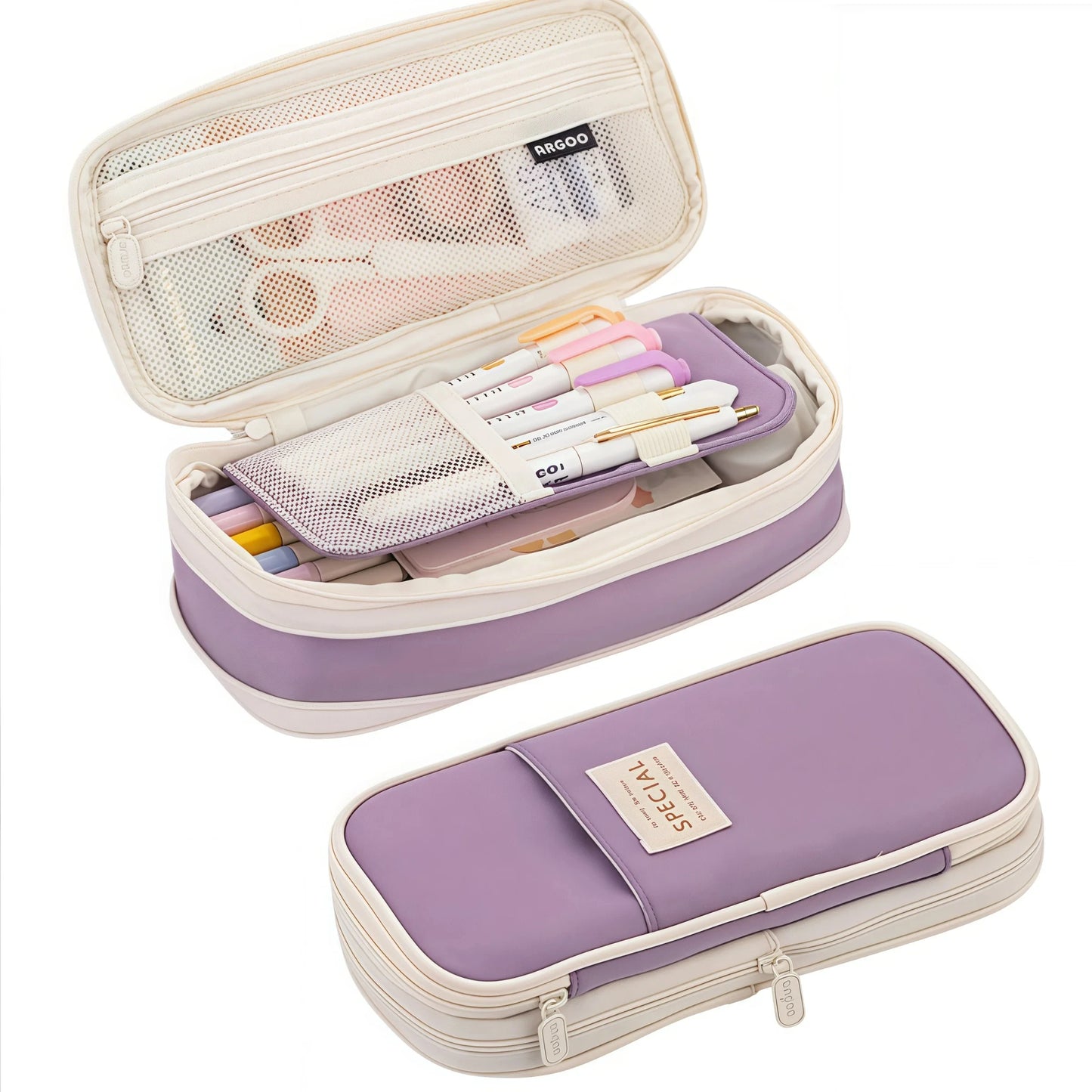 Large Capacity Pencil Case Stationery School Supplies Pencil Cases Pouch Office Desk Storage Bag Students Kids Pen Case Bags Box