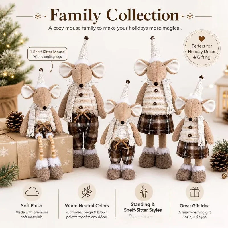 1PCS Christmas Party And Festival DIY Decor Ornament Fabric Material Christmas Party And Festival DIY Decor Ornament Nordic