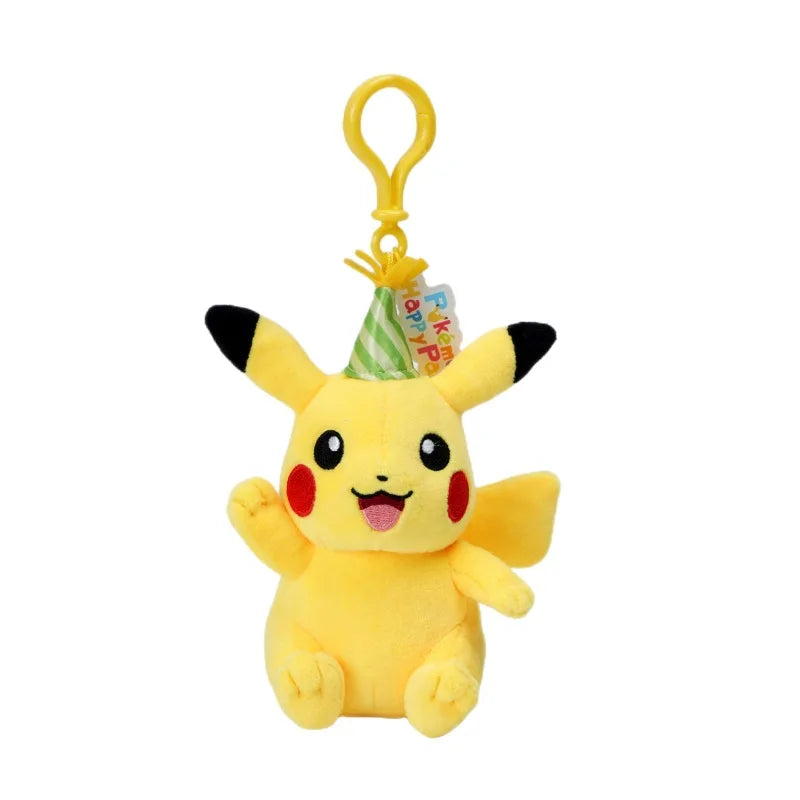 Pokemon Gengar Jigglypuff Bulbasaur Plush Stuffed Toy Mimikyu Mew Togepi Kawaii Keychain Backpack Pendant Keyring Birthday Gifts