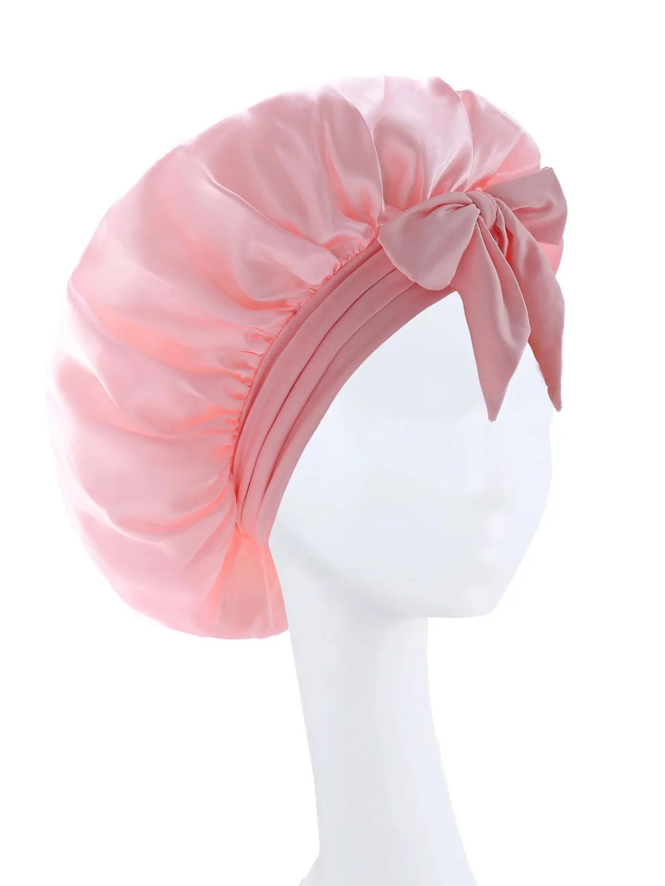 Silk Bonnet for Sleeping Women Satin Bonnet Hair Bonnet night sleep cap scarf wrap for curly hair With Tie Band for Curly Ha