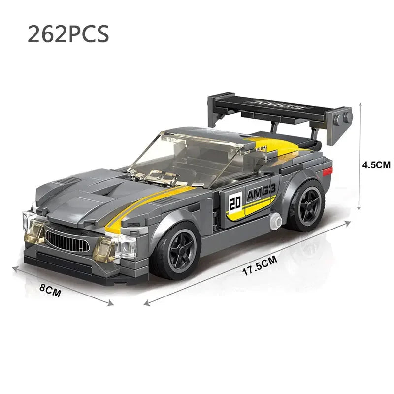 Speed Series Racing Sports Vehiclea Technique Car Supercar Building Blocks Set Bricks Classic MOC Model Toys For Kids