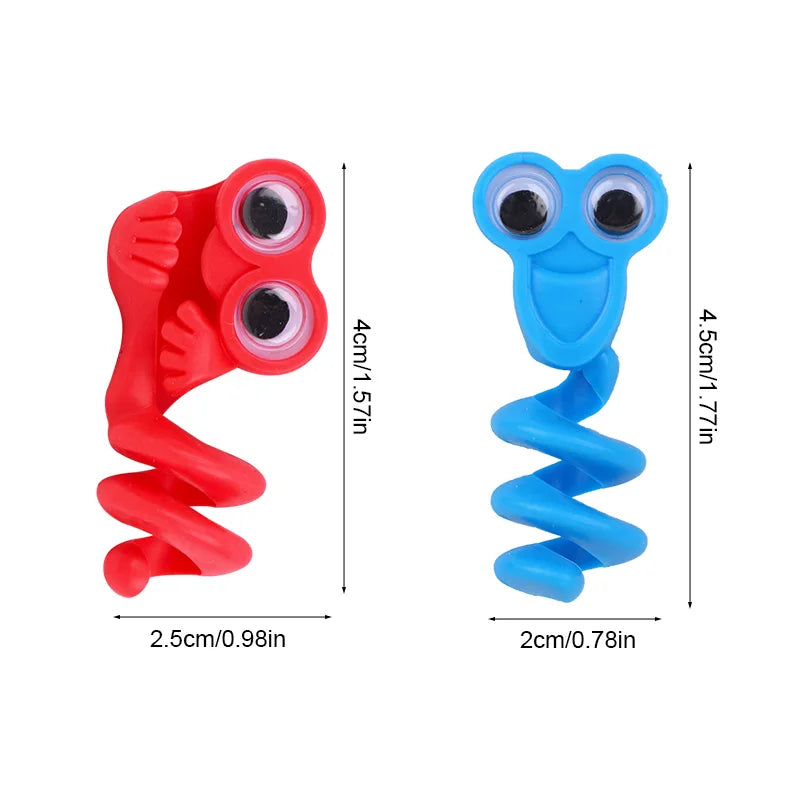 10-50Pcs Cartoon Big Eye Pencil Topper Funny Pen Cap Kids Birthday Party Favors Pinata Filler Christmas Gifts Toy School Rewards