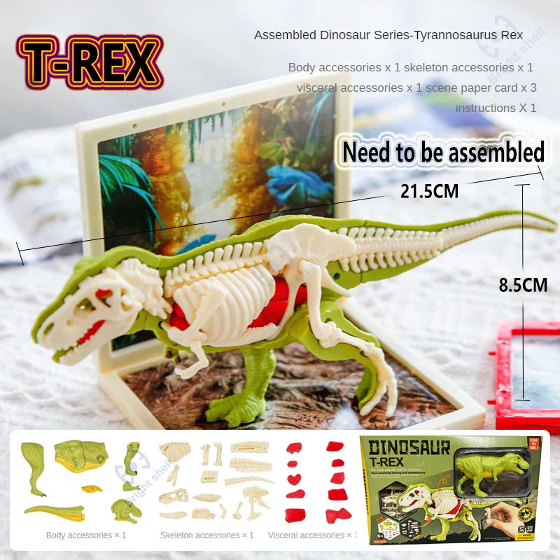 Jurassic World Kids Dinosaur Toy DIY Fossil Archaeology Excavation Kit Skeletons Dig Stem Science Educational Toys for Children
