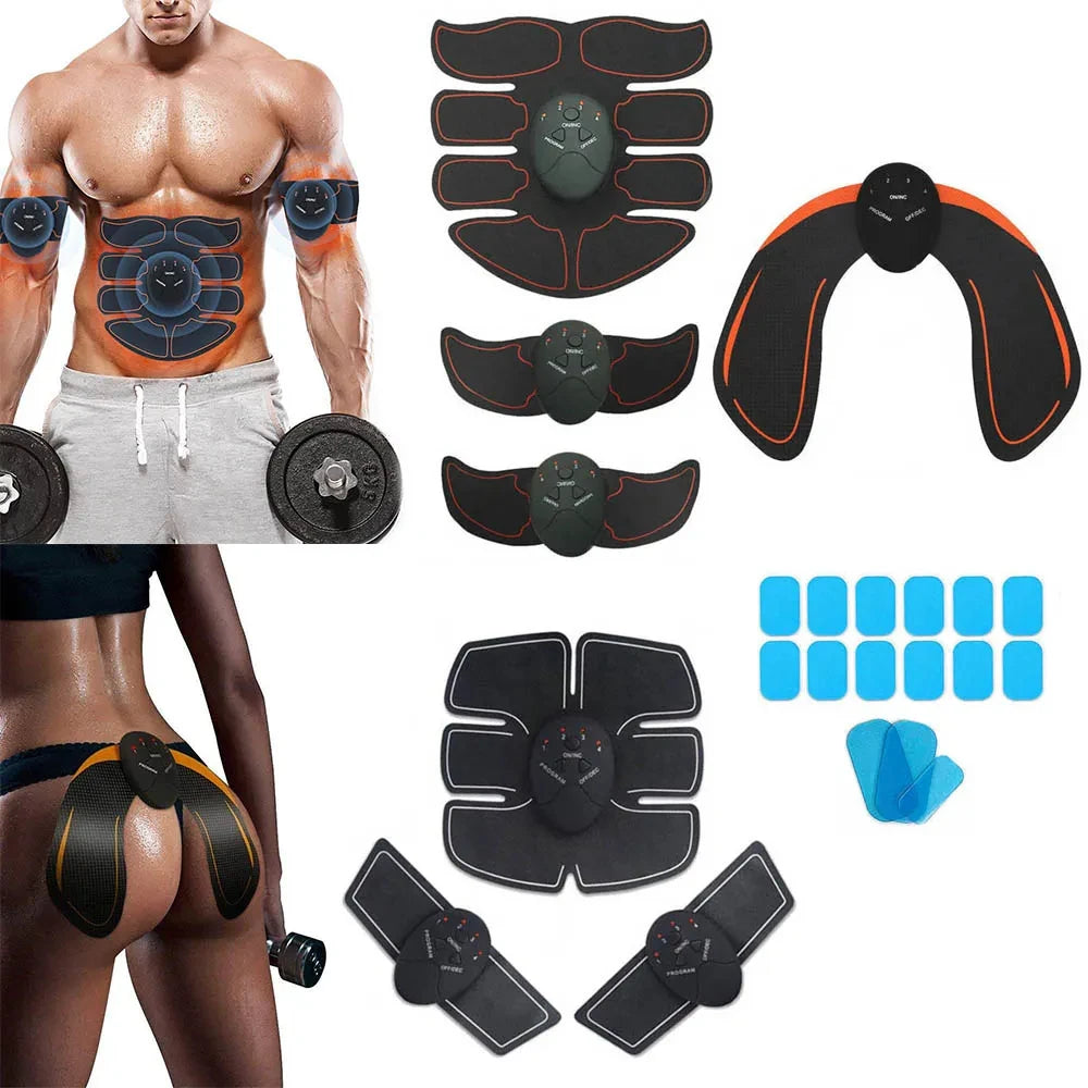 EMS Abdominal Muscle Stimulator Hip Trainer Electric Stimulator Home Gym Muscle Toner Slimming Massager