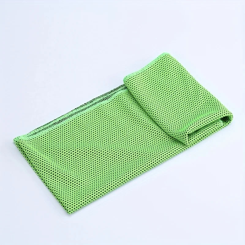 Summer cooling ice silk towel,breathable and soft,suitable for activities such as yoga,golf,gym, camping,running,exercise,etc