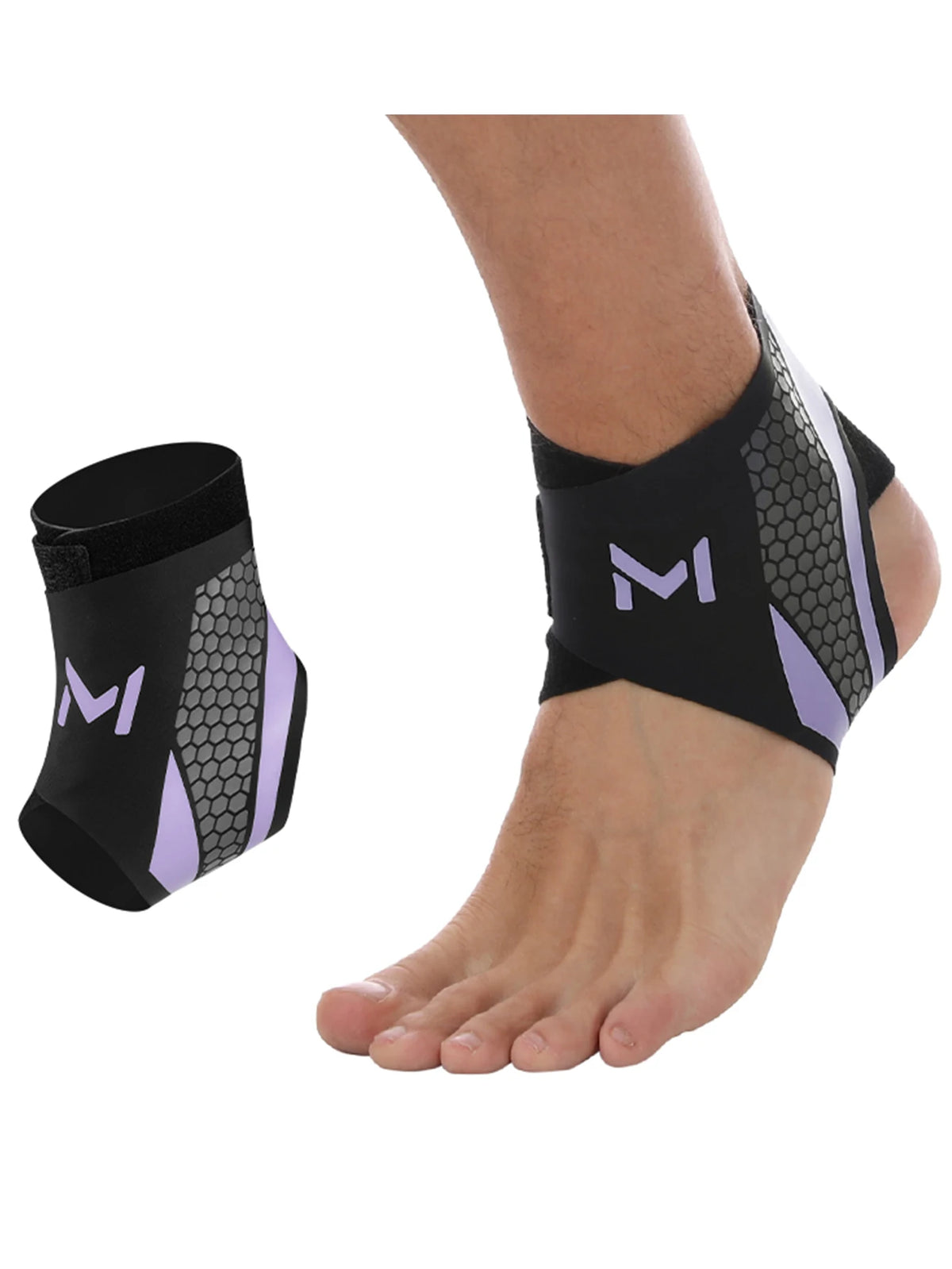 1/2pcs Cooper Ankle Support Compression Foot Sleeves for Men Women Bracer Ankle Protector Daily Sport Gym Workout Weightlifting