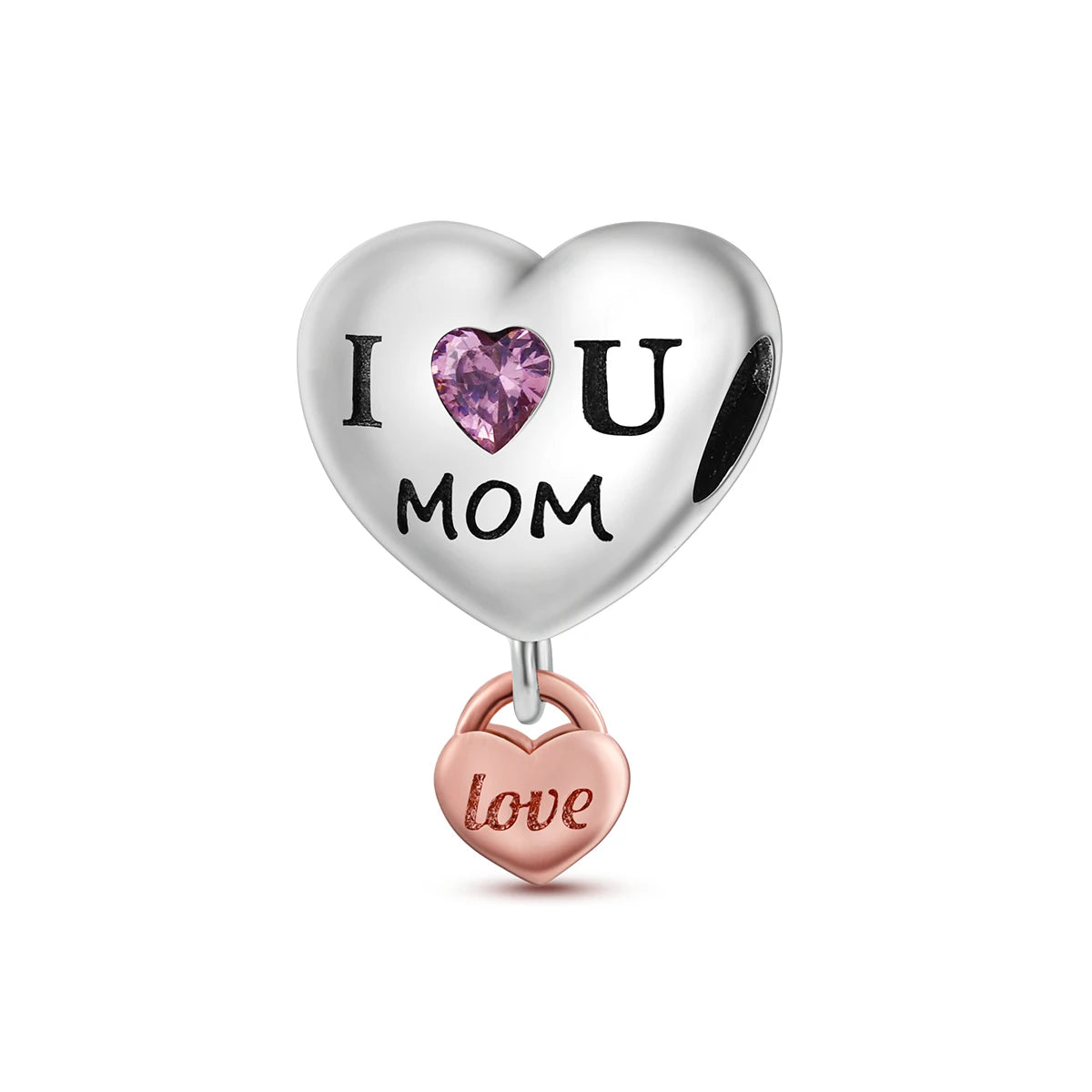 Woman Charms 925 Sterling Silver Beads MOM Mother Day Fit Bracelet Making Female Jewelry Gift
