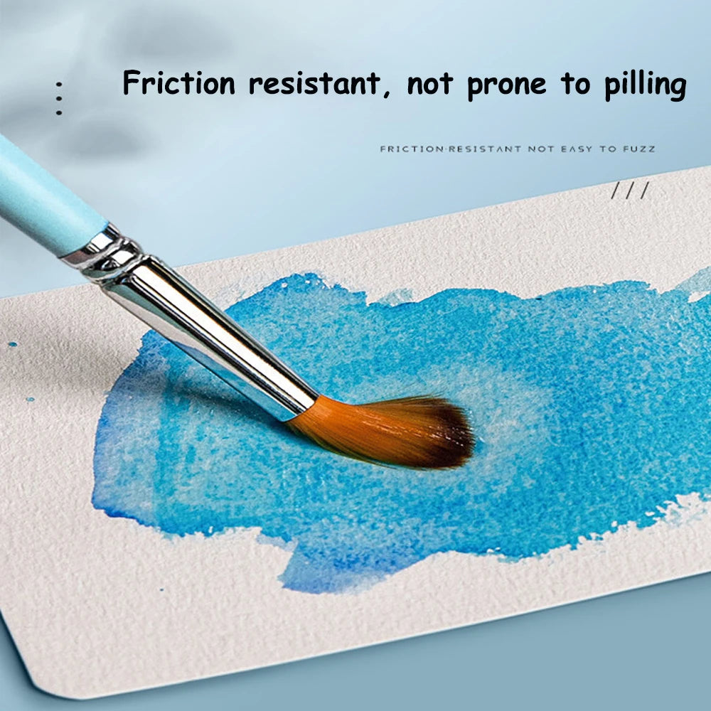 10-400 Sheets Professional Square/Round Watercolor Paper 300g Water Color Paper Postcard for Painting School Kids Sketching Draw