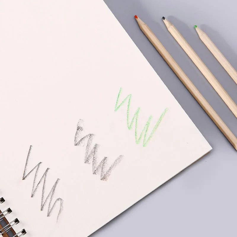 Art Sketchbook 160gsm 30 Sheets/60 Pages Drawing Watercolor Spiral Notebook For Sketching