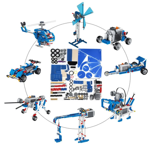 FUNXINEE  Creative Technical Building Blocks DIY Set MOC Kit Assembly Bricks STEM Educational Learning Models Holiday Gift Kids